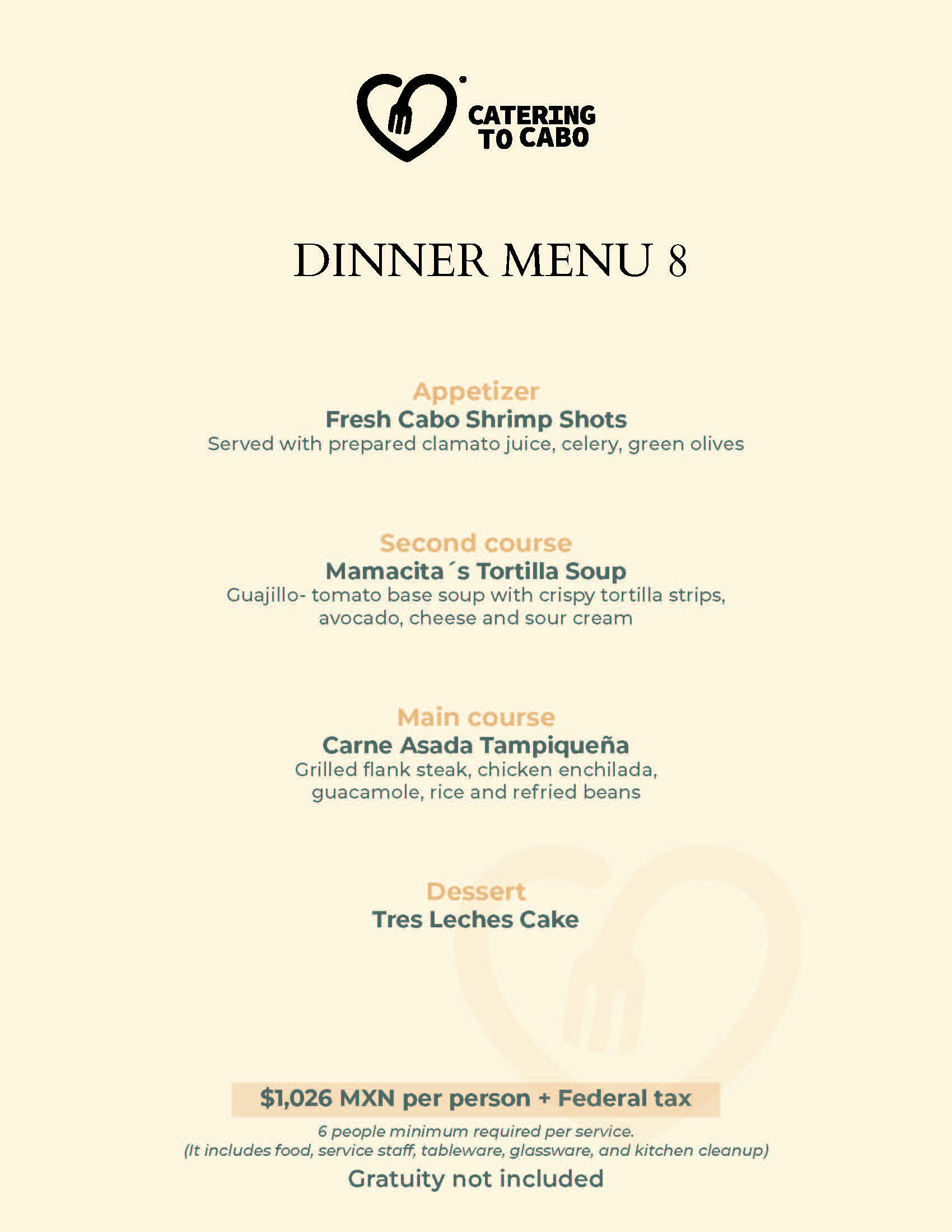 Catering to Cabo - Dinner 2025 página 8